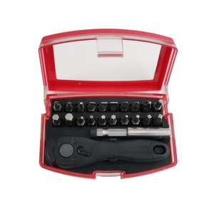 Lixin Tools 22-Piece <b>Screwdriver</b> <b>Bit</b> <b>Set</b> 1/4 In Metric Chromium Vanadium Steel Home Use Tool Kit - Product Image 5