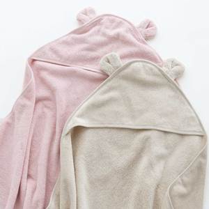 <span class=keywords><strong>Serviette</strong></span> à capuche pour bébé en coton biologique la plus vendue, douce, écologique, en tissu éponge, pour le <span class=keywords><strong>bain</strong></span> et la plage, pour tout-petits - Product Image 4