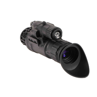 Monokuler Penglihatan Malam PVS14 Auto-Gated Ringan Tahan Air Stabilisasi Gambar Gen2+/Gen3 Fosfor Putih/Hijau