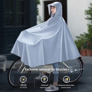 Mountain Rain Folding et <span class=keywords><strong>Cape</strong></span> pour <span class=keywords><strong>vélo</strong></span> transparent Hommes Femmes Imperméable Bicycle Single Waterproof Bike-sharing Poncho - Product Image 2