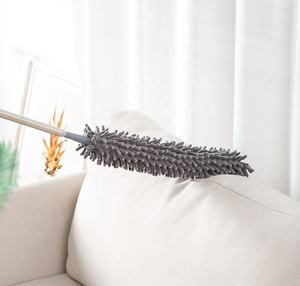 Kit de dépoussiéreur en microfibre avec perche télescopique, têtes pliables et lavables, dépoussiéreurs extensibles pour nettoyer les ventilateurs de plafond - Product Image 4