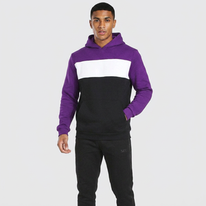 Sudadera con Capucha para Hombre, de Forro Polar, Poliéster/Algodón, con Bolsillo Personalizado, Transpirable, de Secado Rápido, Informal, para Invierno, Corte Regular, Diseño Liso - Product Image 1