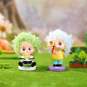 Nine O'Clock Cat Explosion Hair <b>Small</b> Band <b>Blind</b> Box 6pcs Set Random Collectible Figurines Desk Decor Gift - Product Image 4