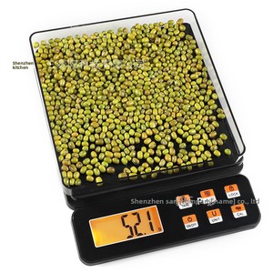 Balance de cuisine électronique domestique multifonctionnelle avec couvercle, alimentée par piles, pour peser les ingrédients de cuisson et de pâtisserie - Product Image 3