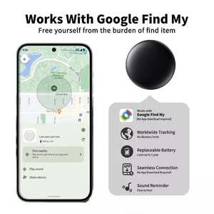 Localizador GPS inteligente de doble sistema MFI Find My para Android, rastreador de llaves, billeteras, bolsos y tarjetas, compatible con Google Find Hub - Product Image 3