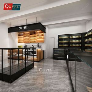 Estante para cigarrillos Slatwall, estante Led para tabaco, vitrina de vidrio, humidor de cigarros, gabinete, vitrina, tienda de humo - Product Image 3