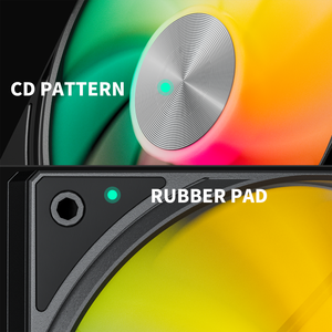 <span class=keywords><strong>UpHere</strong></span> Tout en Un 120mm ARGB Châssis CPU Refroidisseur Ventilateurs DC 12V Silencieux PWM Ventilateurs De Refroidissement - Product Image 4