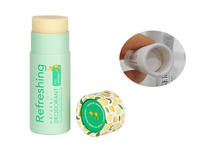 Tube cylindrique en carton 100 % biodégradable, coloré et au design élégant, pour baume à lèvres et déodorant en stick