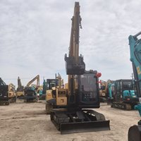 Excavatrice sur chenilles Sany SY75C d'occasion, 7,5 tonnes, grande pelle hydraulique, excavatrice SANY d'occasion à vendre