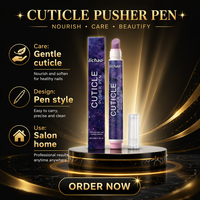 Poussoir à cuticules stylo, outil de soin des ongles, brosse fine, stylo de précision pour sculpter les bords des ongles, logo personnalisé