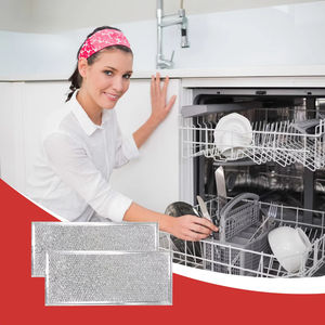 WB06X10596 Filtre à graisse pour <span class=keywords><strong>micro</strong></span>-ondes pour de nombreux filtres à mailles en aluminium DE63-00196A G E Samsungs W10208631A - Product Image 5