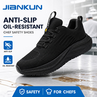 Sepatu Dapur Anti-Selip Tahan Minyak Khusus Koki, Sepatu Keselamatan Ringan dan Bernapas untuk Profesional Kuliner