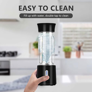 ポータブルブレンダー シェイクやスムージー用 500ml 電動ジューサー 4000mAh BPAフリー素材使用 スムージーブレンダー US Bblender - Product Image 3
