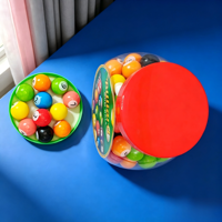 Permen Karet Billiard Fruity Bubble Gum Bermotif Meja Biliard 8g Per Buah Kemasan Stoples 100Pcs Permen Karet Anak Novelty Grosir