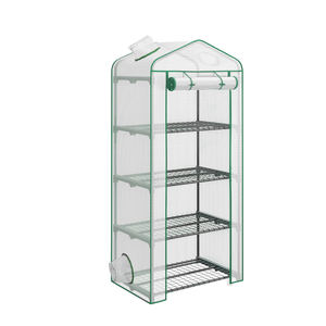 <span class=keywords><strong>Mini</strong></span> <span class=keywords><strong>serre</strong></span> moderne en métal à 4 niveaux avec éclairage LED à spectre complet intégré pour la <span class=keywords><strong>culture</strong></span> en intérieur à domicile - Product Image 1