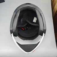 Nouveau casque de moto modulaire ABS avec double visière et fermeture à dégagement rapide