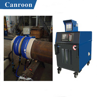 Tubería y construcción en alta mar 40 80 120kw móvil calentador de inducción para pwht precalentamiento de soldadura recubrimiento anti corrosión
