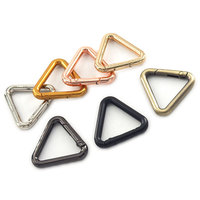 Boucle à ressort triangulaire réglable en alliage de zinc, écologique, étanche et durable, multicolore, pour sacs à main DIY