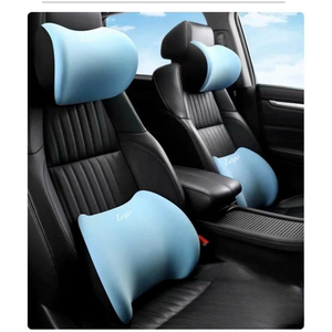 Juego de Cojines de Soporte Lumbar y Reposacabezas para Auto, Directo de Fábrica, Almohada de Espuma Viscoelástica para Asiento de Auto - Product Image 4