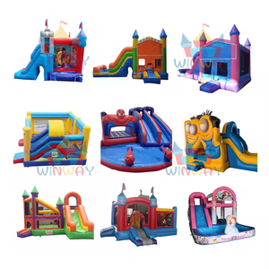 Personnalisable Macaron Couleur Extérieur Lune Air Bouncer Nouvelle Maison de Rebond Saut Gonflable pour Enfants Garantie 3 Ans Sécurité Infantile - Product Image 3