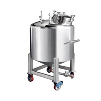 Réservoir d'eau portable pour le stockage de liquide, conteneur en acier inoxydable pour contenants à pression