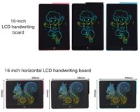 Pizarra Mágica Digital LCD de 8.5, 10, 12 y 16 Pulgadas con Pantalla a Color para Niños, Tableta de Escritura Borrable, Juguetes Educativos Infantiles
