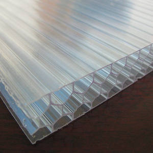 Feuille et <span class=keywords><strong>panneau</strong></span> en <span class=keywords><strong>plastique</strong></span> de polycarbonate bon marché en nid d'abeille de 6mm pour serre - Product Image 4