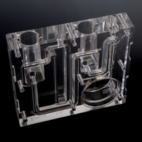 Pièces en acrylique PMMA usinées CNC de précision sur mesure, fabrication de plastique transparent haute transparence pour composants électroniques