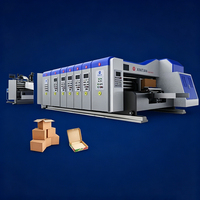 Machine d'impression et de découpe flexographique haute vitesse XT-F FFG en ligne 2 couleurs pour boîtes à passage unique