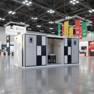Baño Portátil Prefabricado, Baño Móvil para Obras <span class=keywords><strong>de</strong></span> Construcción, Cabina <span class=keywords><strong>de</strong></span> Baño Portátil Modular Prefabricada - Product Image 4