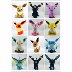 Peluche Eevee Originale da 30 cm, Grande, 11 Stili, Imbottito in Cotone PP, Personaggi Sun, Moon, Narcissus, Fire - Product Image 2