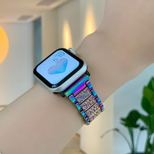 Correa de Reloj de Metal de Moda, Correa Delgada de Lujo con Incrustaciones de Diamantes Estrellados para Huawei GT4/Watch4/3GT2/1GT3 <span class=keywords><strong>Pro</strong></span> - Product Image 4