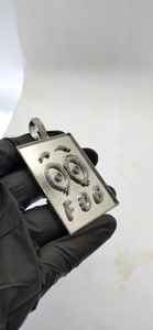 Collar con Colgante de Diamante Cultivado en Laboratorio de Oro de 14K '90s Fog Face' |   Joyería Hip Hop Personalizada de Moda para Bodas, Venta al Por Mayor - Product Image 2