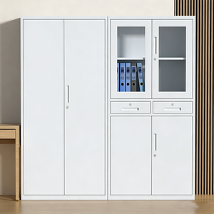 Archivador Metálico <span class=keywords><strong>de</strong></span> <span class=keywords><strong>Segunda</strong></span> <span class=keywords><strong>Mano</strong></span>, Ajustable, Alto, Grande, Moderno, con Cerradura, <span class=keywords><strong>de</strong></span> 2 Puertas, para Oficina en Casa - Product Image 3