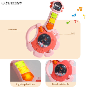 Più recente batteria Mini elettrico chitarra musicale giocattoli per i bambini con la luce - Product Image 3