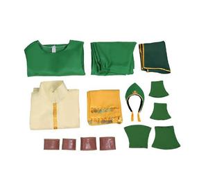 Costume da <span class=keywords><strong>Avatar</strong></span>: L'Ultimo Dominatore dell'Aria di Ecowalson per Halloween e Carnevale, Completo Cosplay di Toph Bengfang con Gilet e Pantaloni per Adulti - Product Image 6