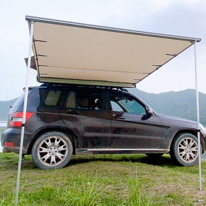 Retráctil camper van 4x4 Sunproof de techo de coche <span class=keywords><strong>fiamma</strong></span> de 270 grados del lado del coche <span class=keywords><strong>toldo</strong></span> tienda con paneles de luz LED - Product Image 3