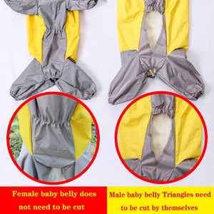 Imperméable de haute qualité à quatre pattes pour animaux de compagnie, vêtements imperméables pour grands chiens - Product Image 5