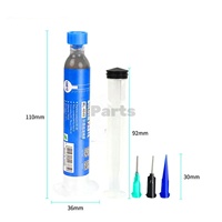Pâte à souder sans plomb IParts Relife RL-404S, faible température 138°C, liquide d'étain 10CC, flux de soudure BGA