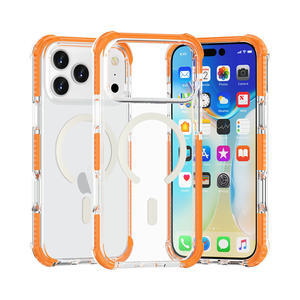 เคสแม่เหล็กสีสันสดใสสำหรับ iPhone 18 Pro Max ฝาหลังอะคริลิกใสสำหรับ iPhone 18 Pro, 17 Pro Max, 16, 15 - Product Image 5