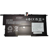 Baterías para Portátiles Thinkpad X1 Carbon 2014 2015 2016 45N1701 45N1702 45N1703 TP00061A 14.8V 3040MAH 44.9WH Batería para Portátil X1
