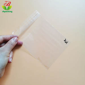 Personalizar bolsa de plástico poli colgando calor sello bolsa de celofán pla <span class=keywords><strong>compostables</strong></span> sellable bolsa 100% biodegradables bolsas - Product Image 5