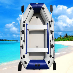 <span class=keywords><strong>Bateau</strong></span> Gonflable de 2.3m avec Pompe <span class=keywords><strong>Bateau</strong></span> Nu de Pêche pour 3 Personnes pour Surf Activité Extérieure - Product Image 1