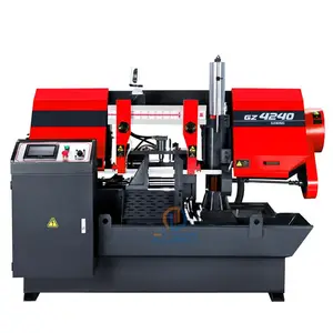 GZ4240 fabricação automática de metal cnc máquina de serra de fita
