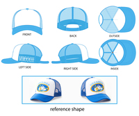 Hommes Hip Hop Otto Sport Gorros personnalisé 3d haute qualité broderie coton mousse papa maille Baseball maille filet casquettes de camionneur chapeaux
