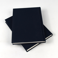 Carnet personnalisé à couverture rigide en tissu, reliure cousue, impression offset, pour chroniques historiques, avec logo personnalisé doré