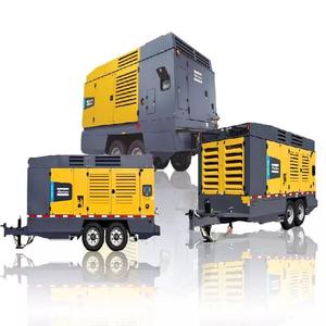 Atlas Copco Diesel Air Compressor XATS350 XAHS350 XAS400 Portable Screw Air Compressor 7bar 10bar 12bar 350cfm 400cfm with Kubot - Product Image 4