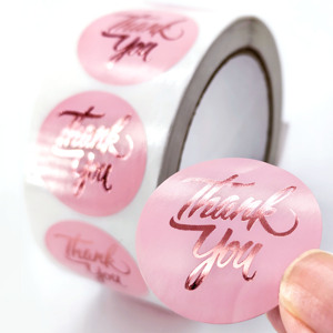 Producto personalizado de fábrica, pegatinas redondas personalizadas, papel adhesivo de vinilo, adhesivo impermeable, Impresión de etiquetas, rollo de pegatinas con logotipo - Product Image 5