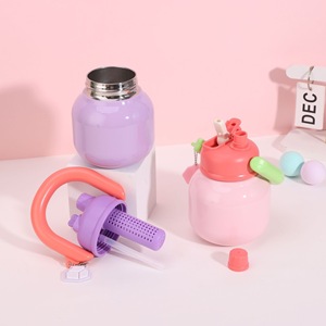 IStapromo Gifts Vacuum Insulated Stainless Steel Classic Design <b>Water</b> <b>Bottle</b> Leak Proof Thermal Flask Portable Handle Outdoor - Product Image 3