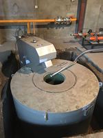 Four d'indication de fonte et de maintien de creuset d'inclinaison hydraulique à gaz de 500KG pour la fonte d'aluminium